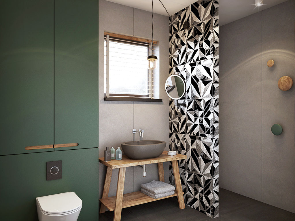 WARSZAWA / SADYBA - 130M2, razoo-architekci razoo-architekci Eclectic style bathroom