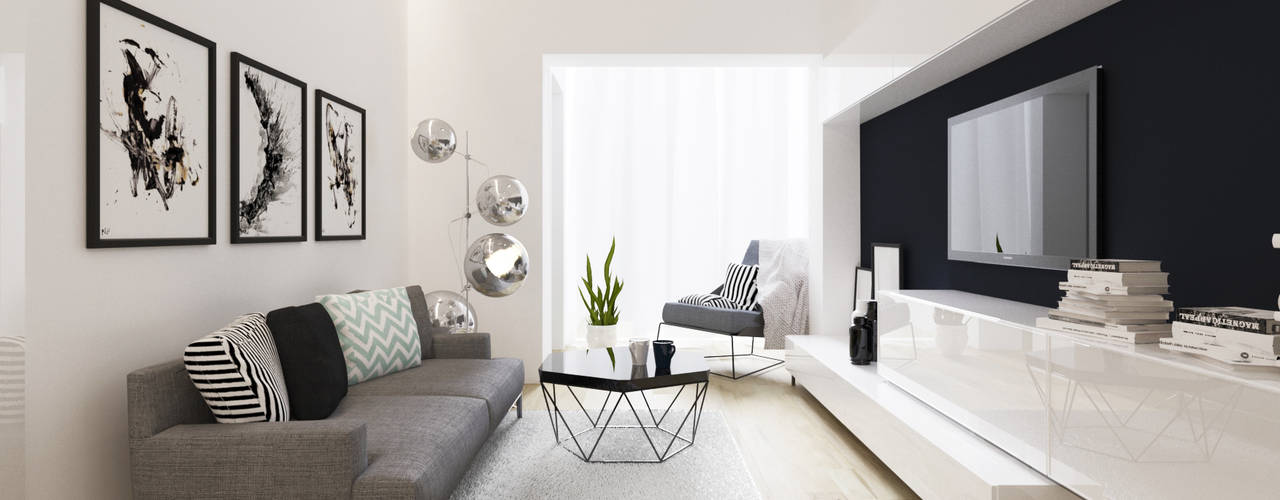 Alsemberg, ZR-architects ZR-architects Modern Living Room Un meuble,Cadre de l'image,Biens,Canapé,Imeuble,Confort,Design d'intérieur,Sol,Sol,Gris