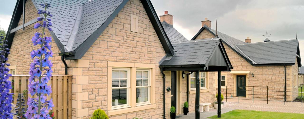 Exterior Aitken Turnbull Architects Rustic style house