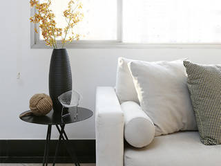 Apartamento RR, Duda Senna Arquitetura e Decoração Duda Senna Arquitetura e Decoração Modern Living Room