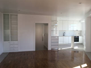 Remodelação interior - Apartamento, Aveiro., GAAPE - ARQUITECTURA, PLANEAMENTO E ENGENHARIA, LDA GAAPE - ARQUITECTURA, PLANEAMENTO E ENGENHARIA, LDA