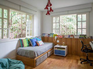 CASA NO JARDIM BOTÂNICO, Raquel Junqueira Arquitetura Raquel Junqueira Arquitetura Modern Kid's Room