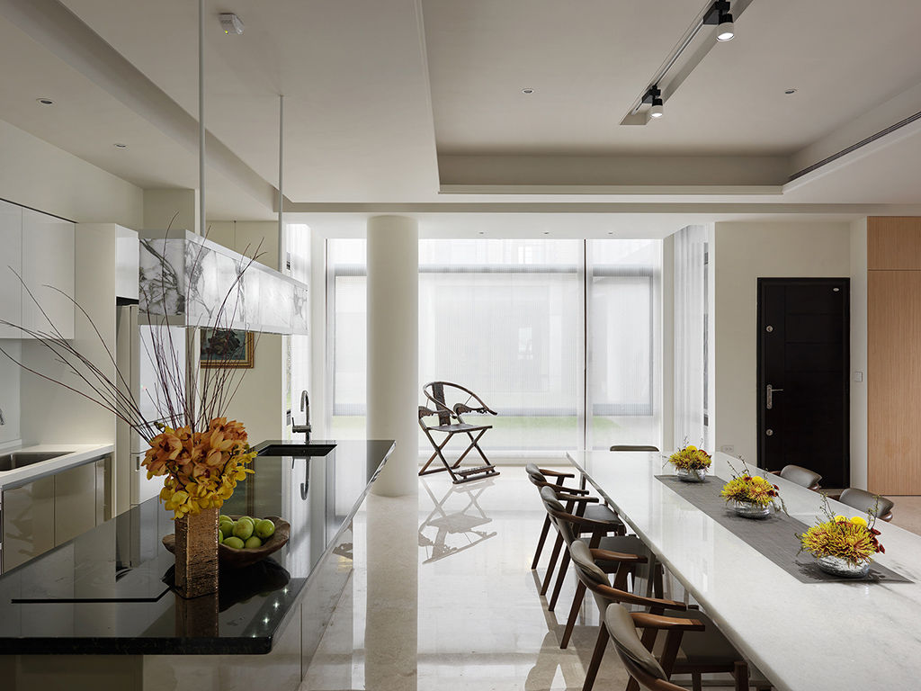 桃園大溪 自在居所, ACE 空間制作所 ACE 空間制作所 Modern Kitchen