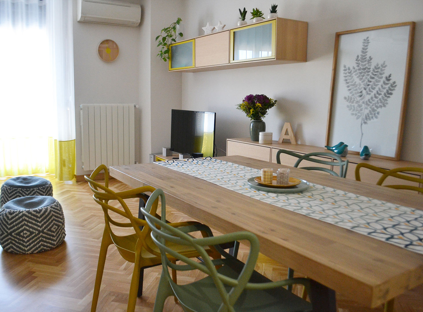 Comedor Diseño Interior Bruto Proyecto decoración,Madrid,Materiales,Amueblamiento,Textiles,Papel pintado,Reforma integral,Iluminación,Decoración