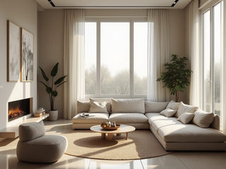 Minimalist living room, Desirée Vaquier_homify Desirée Vaquier_homify Living room
