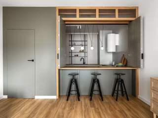 EA20250908-23967 Press profile homify Eclectic style dressing rooms Furniture, Wood, Interior design, Flooring, Floor, Lighting, Kitchen, Ceiling, Room, Cabinetry