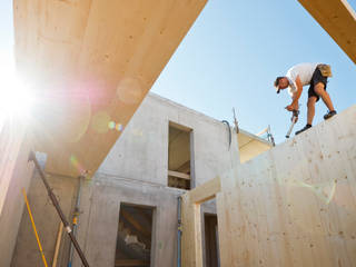 During construction Frey Gruppe Modern Houses