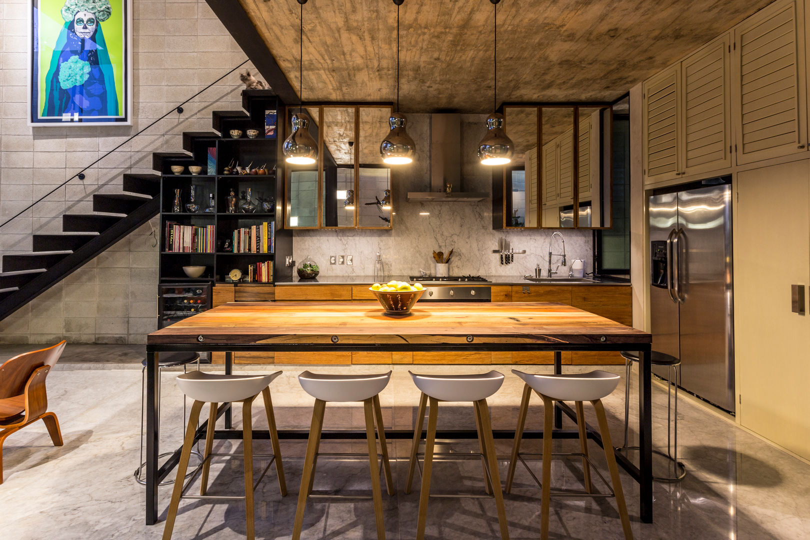 Cocina Taller Estilo Arquitectura Kitchen