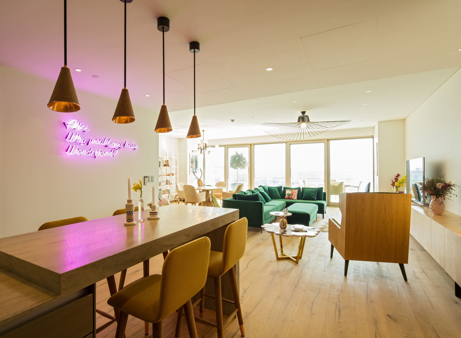 PRIVATE RESIDENCE - ISTANBUL, MERVE KAHRAMAN PRODUCTS & INTERIORS MERVE KAHRAMAN PRODUCTS & INTERIORS Modern Kitchen