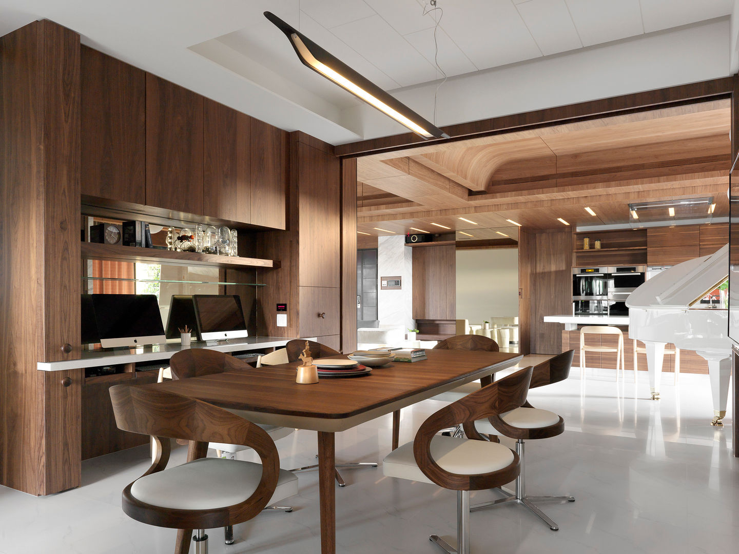 H之所在 禾築國際設計Herzu Interior Design Modern Dining Room