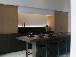 EA20250930-24006 Press profile homify Kitchen units Interior design, Flooring, Furniture, Wood, Floor, Ceiling, Kitchen, Countertop, Lighting, Light fixture