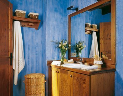 Aguada Barcelona Pintores.es Rustic style bathroom