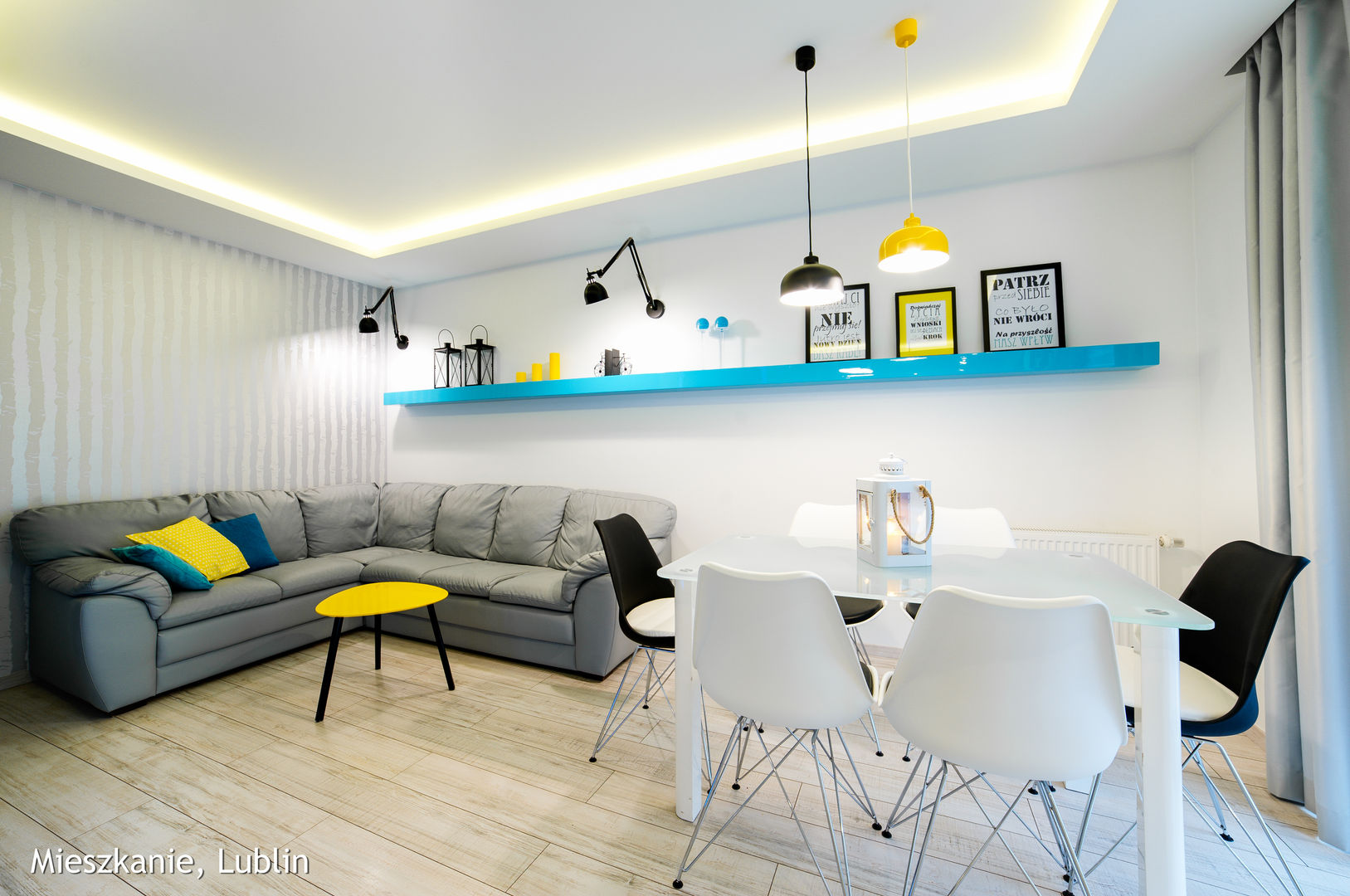 Metamorfoza salonu 19m2, Auraprojekt Auraprojekt