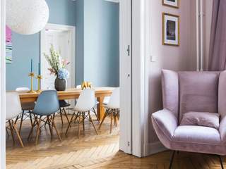 EA20250206-23477 Press profile homify Eclectic style bathroom Furniture, Interior design, Flooring, Floor, Chair, Wood, Wood flooring, Home, Room, Living room