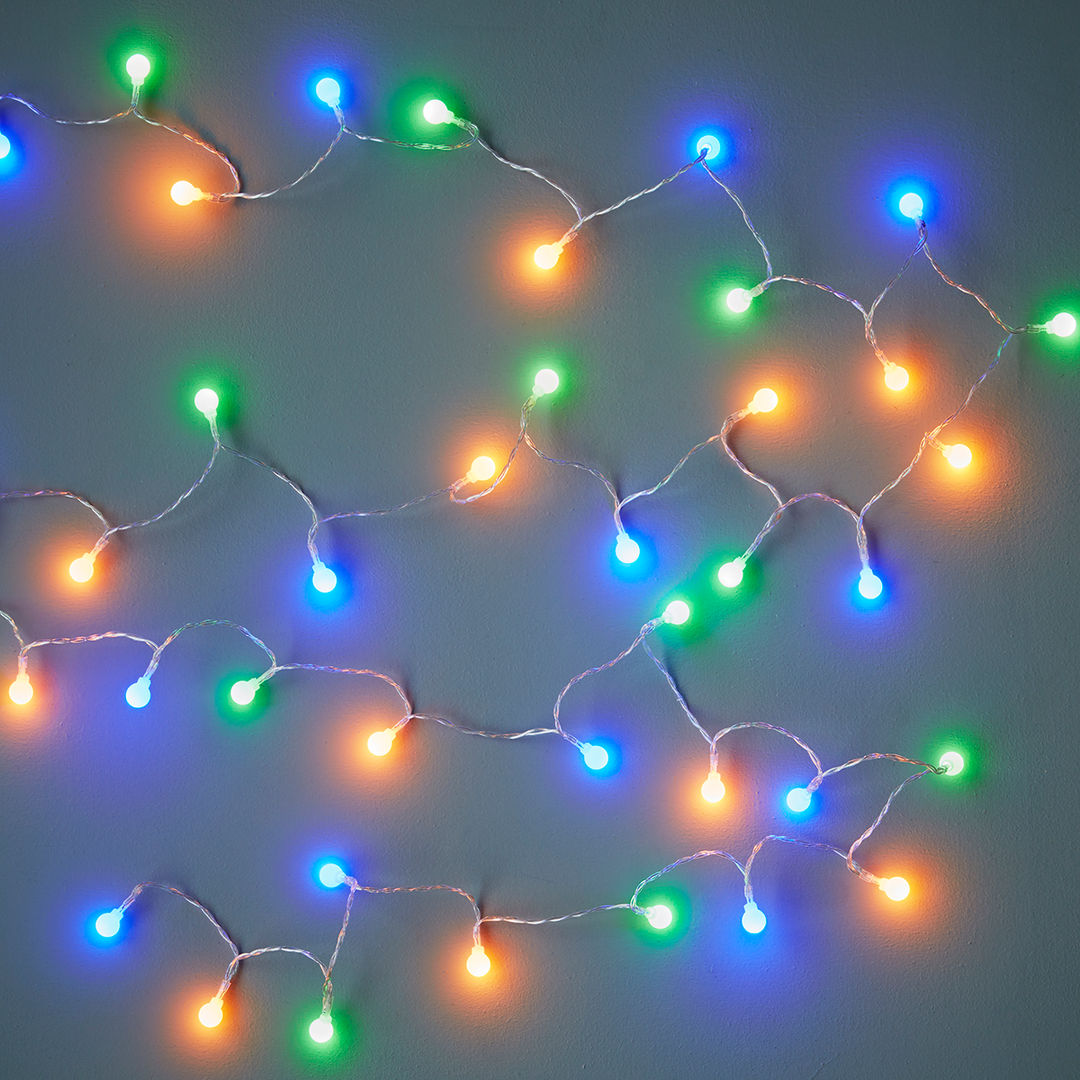 Blue Colour Pop String Lights rigby & mac Patios & Decks Lighting