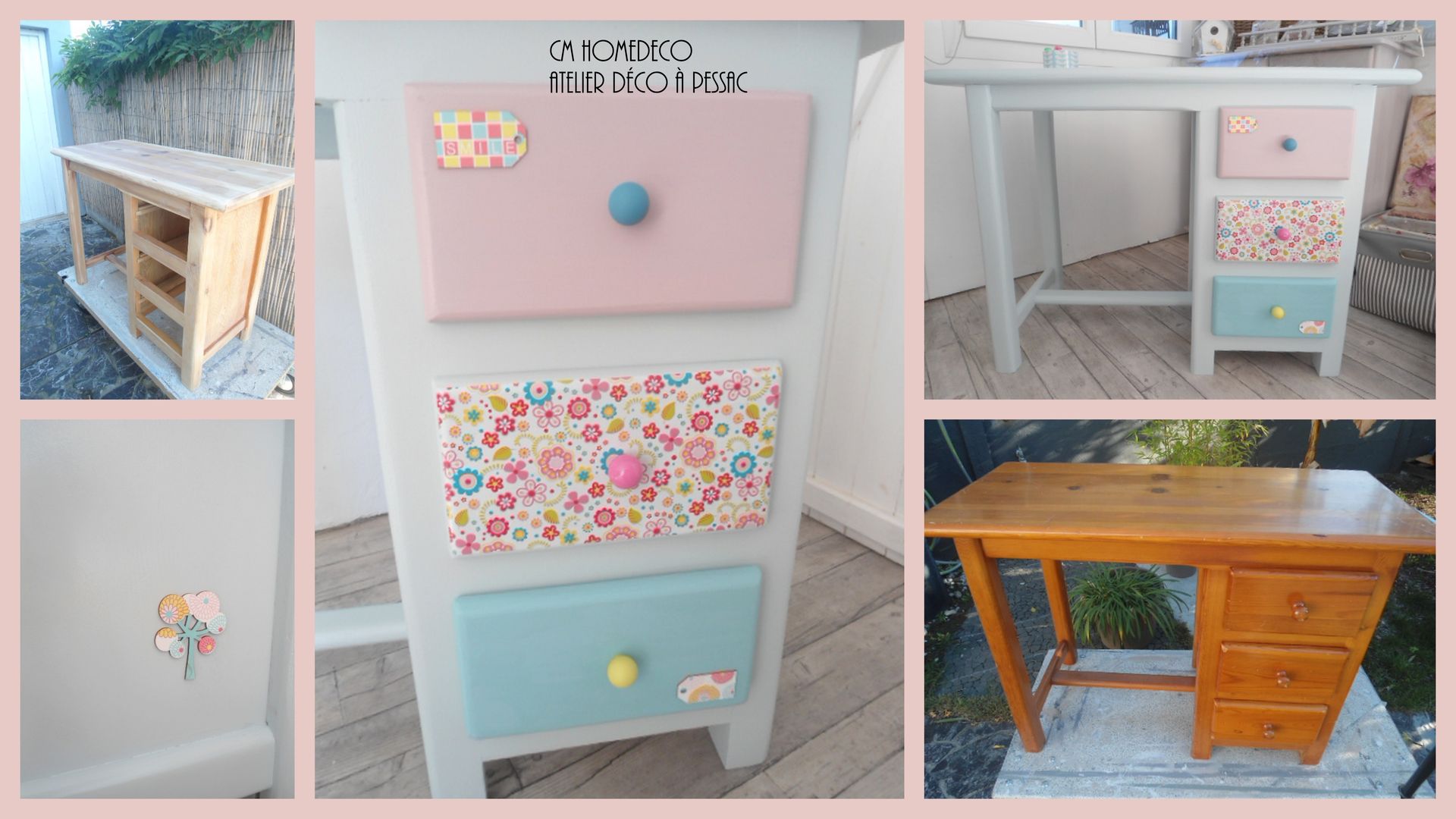 detail tiroirs homify Nursery/kid’s room Desks & chairs
