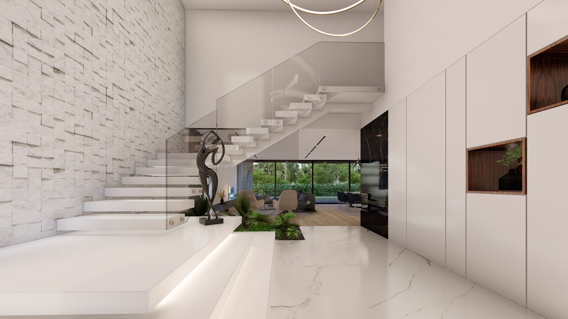 Casa da Barca Miguel Zarcos Palma Stairs