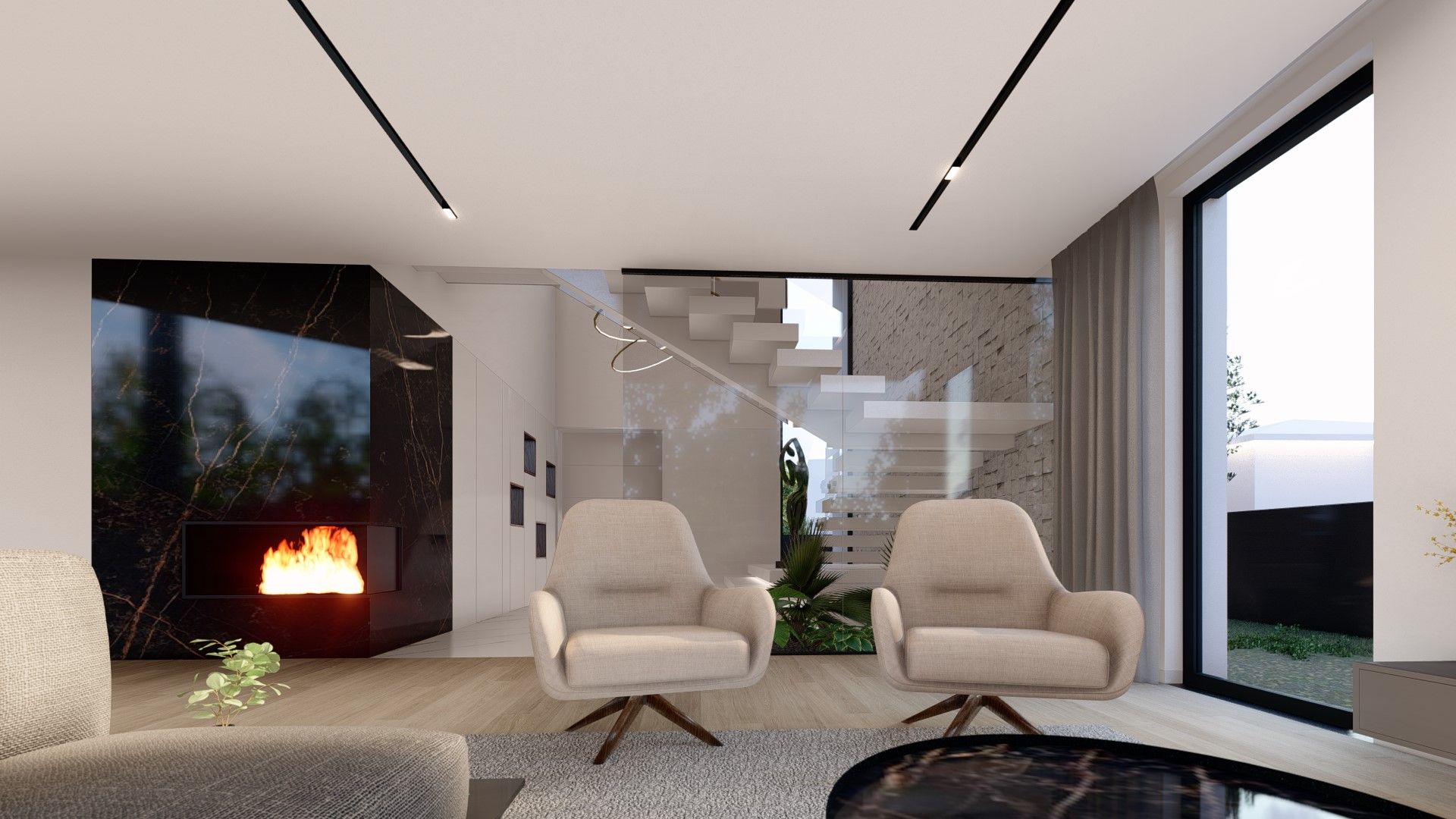 Casa da Barca Miguel Zarcos Palma Stairs