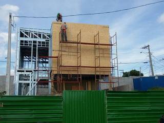 Residência em Light Steel Frame - Jacarei, Engenharia expressa Engenharia expressa Modern Houses Iron/Steel