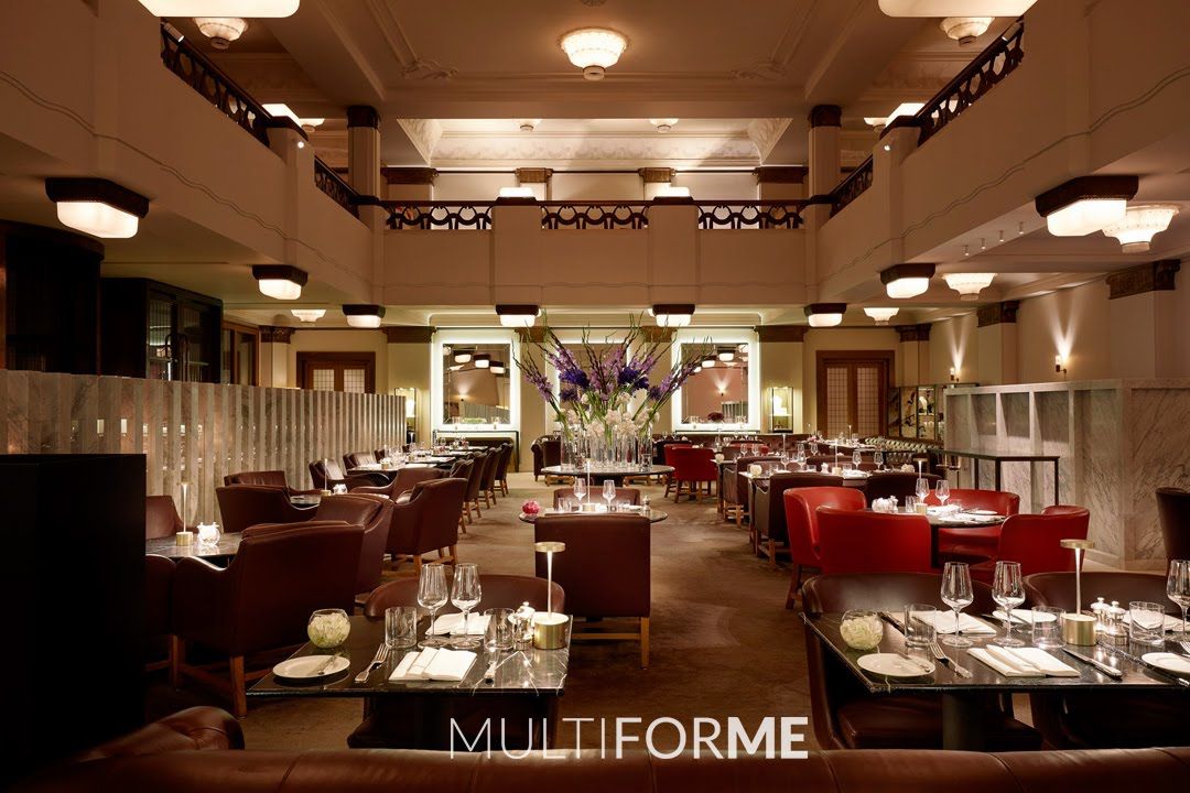 MULTIFORME® Lighting— Люстры кастом из муранского стекла для Ten Room и лобби Hotel Café Royal., MULTIFORME® lighting MULTIFORME® lighting Commercial spaces Bars & clubs
