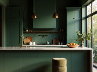 Deep green kitchen, Desirée Vaquier_homify Desirée Vaquier_homify Kitchen units