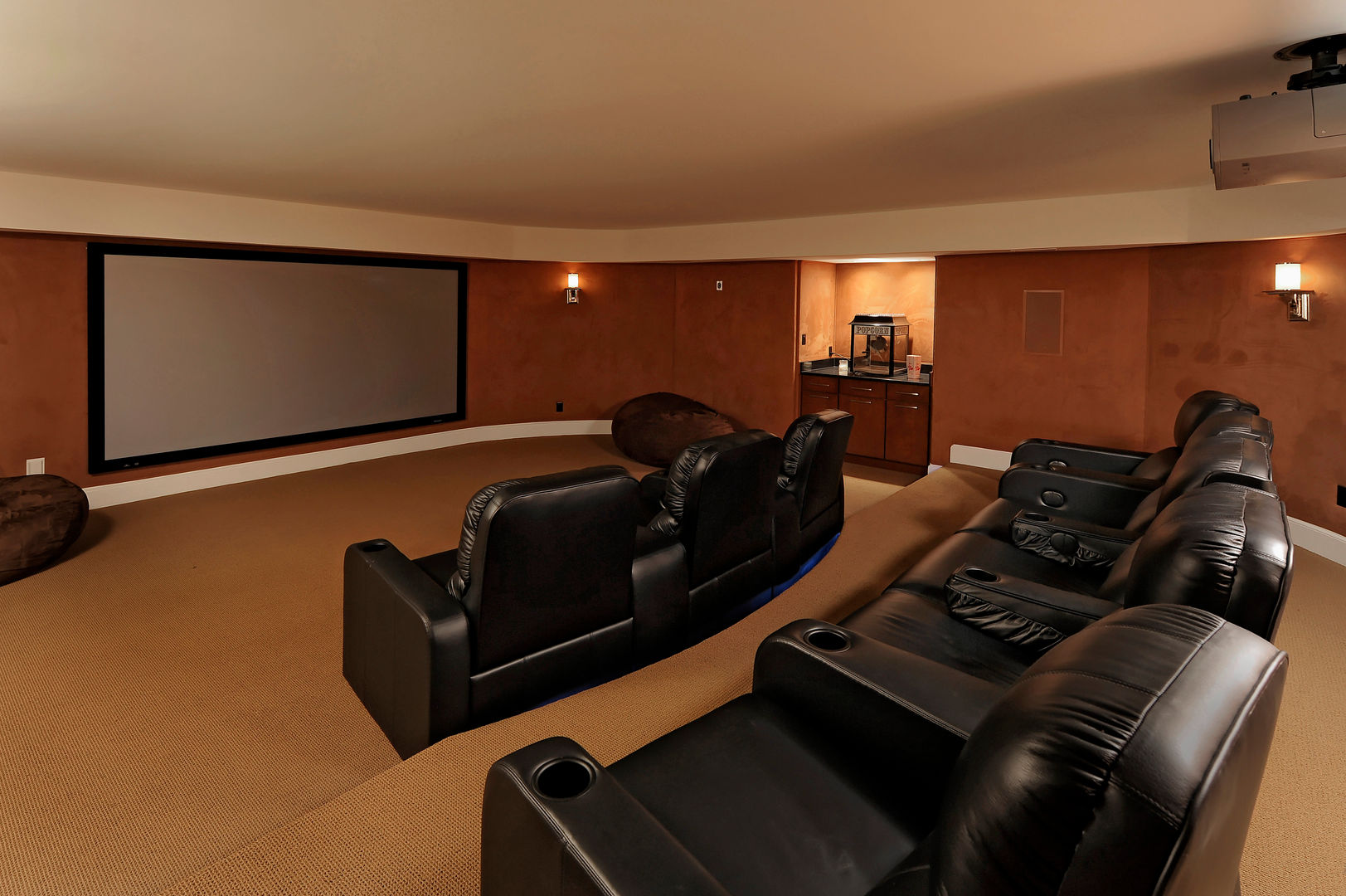 Purchase Consultation and Whole House Renovation in Potomac, Maryland BOWA - Design Build Experts Media room