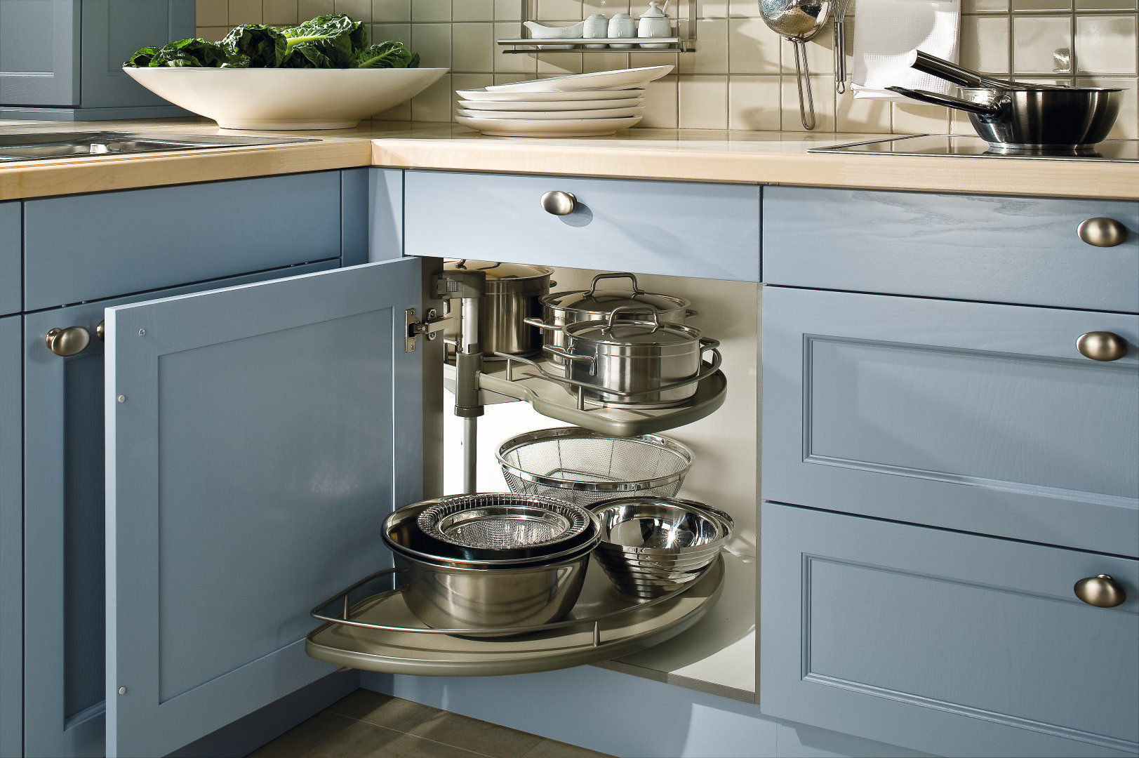 Landhausküche "Bristol achatblau" Dick Küchen Kitchen