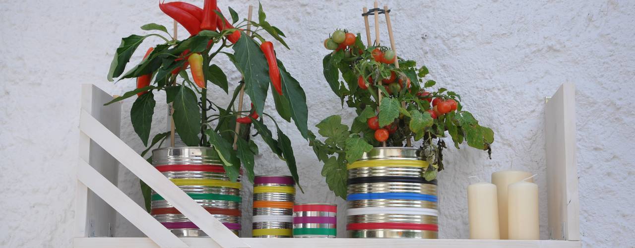 Klein, aber oho: Wohlfühlbalkon im Kleinformat, Greenbop GmbH Greenbop GmbH Modern Terrace