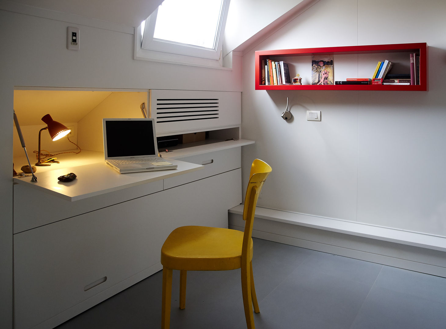 Loft Parco Nomentano - Roma, in&outsidesign in&outsidesign Modern Study Room and Home Office