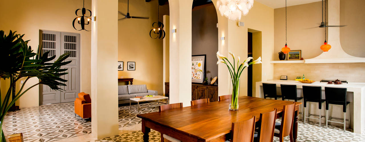 Casa WS52, Taller Estilo Arquitectura Taller Estilo Arquitectura Colonial style dining room