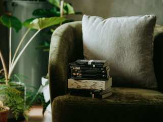 EA20250925-23994 Press profile homify Classic style dining room Furniture, Interior design, Textile, Living room, Comfort, Velvet, Cushion, Room, Club chair, Throw pillow