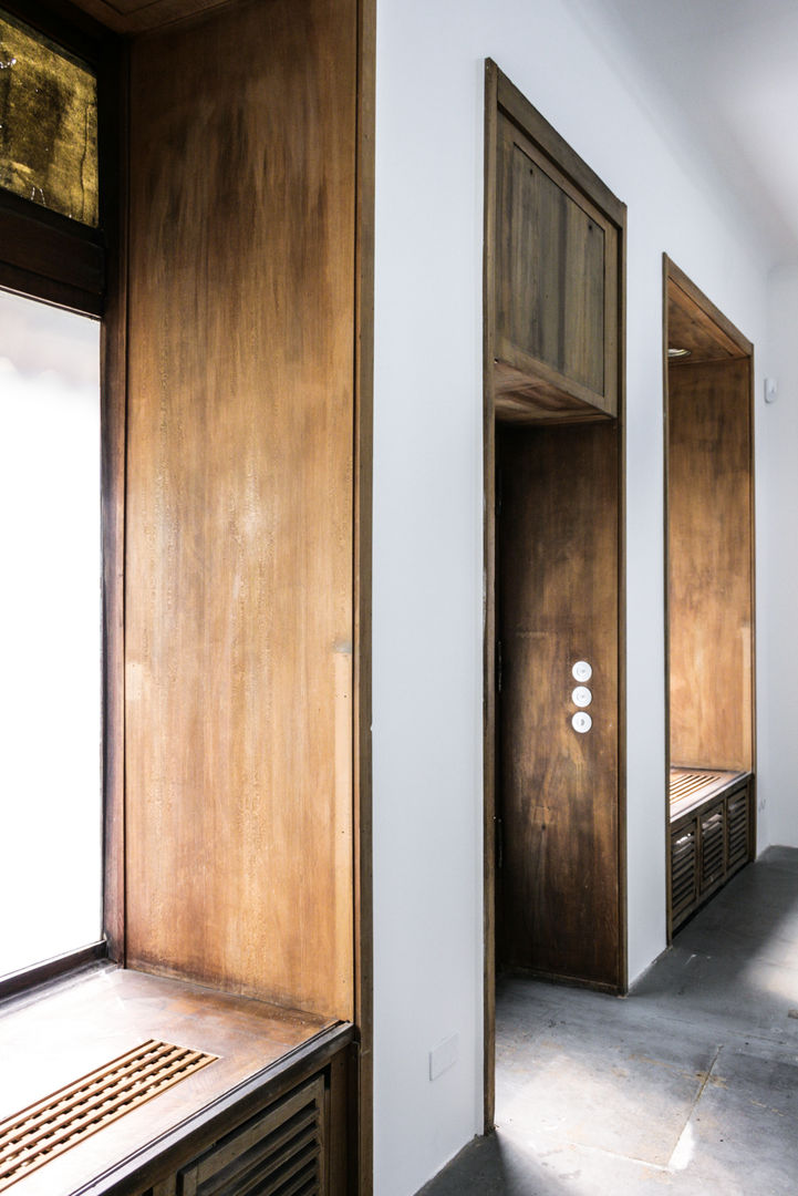 Detail Fenster homify Commercial spaces Offices & stores