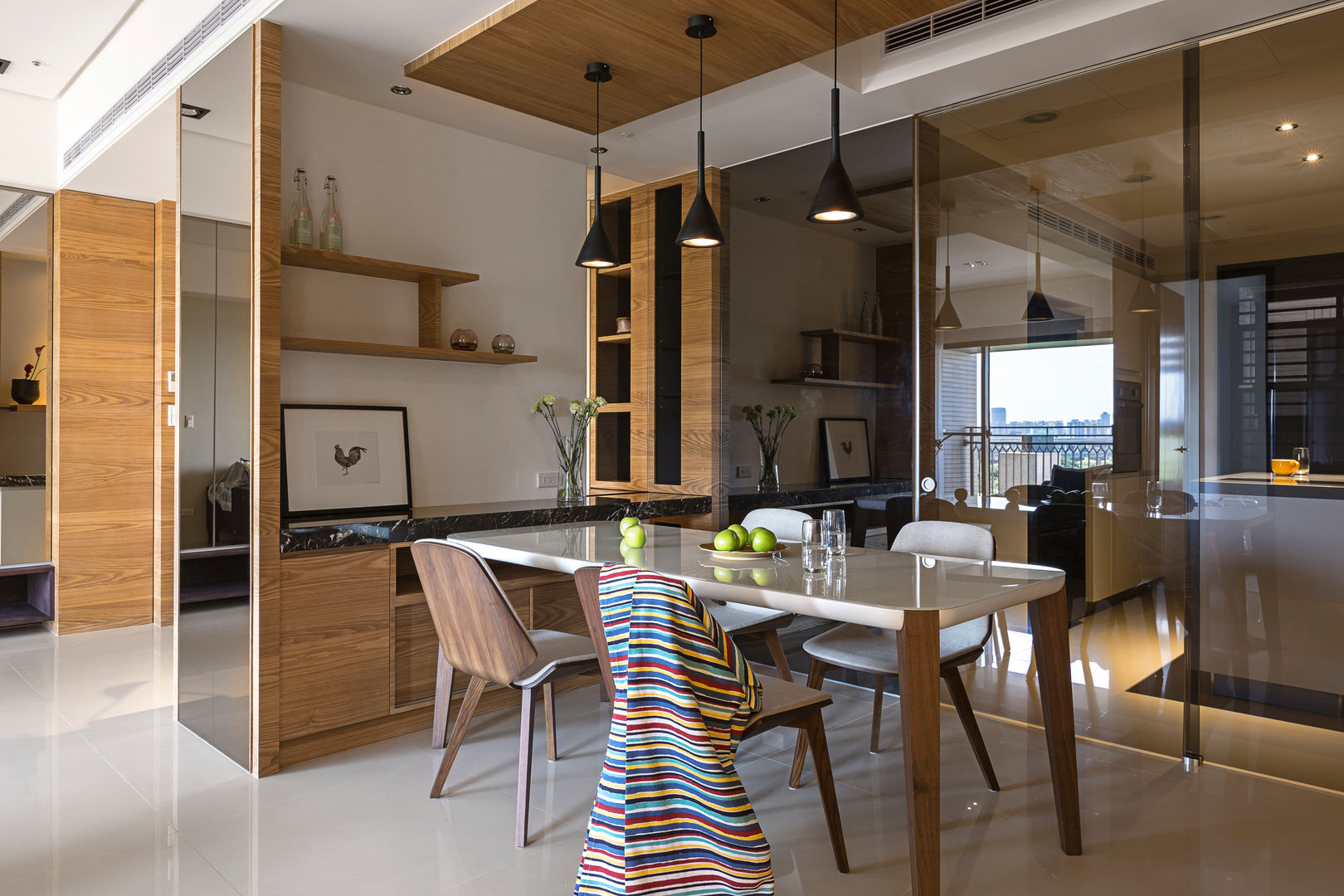 賀澤室內設計 HOZO_interior_design 賀澤室內設計 HOZO_interior_design Modern Dining Room 家具,桌子,橱柜,椅子,木头,厨房,台面,建筑,夹具,室内设计