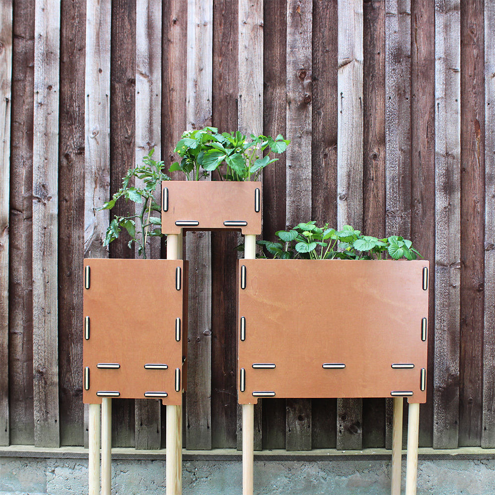Pflanzboxen – die kleinen Hochbeete zum Stapeln Werkhaus Design + Produktion GmbH Patios & Decks Plants & flowers