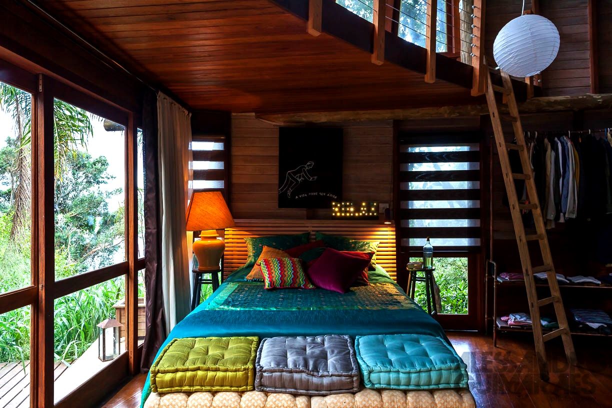 Casa da Floresta Ferraro Habitat Country style bedroom