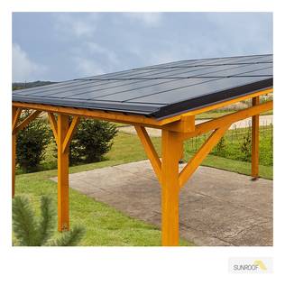Smart Carports With Eco-friendly Electricity Generating Solar Roof To Inspire You