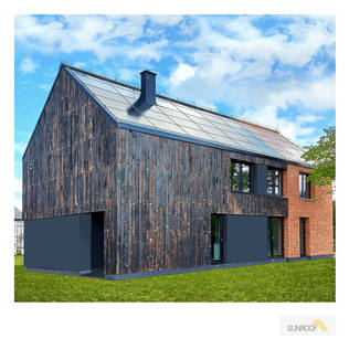 The Elegant Two-Colored Solar Roof By SunRoof