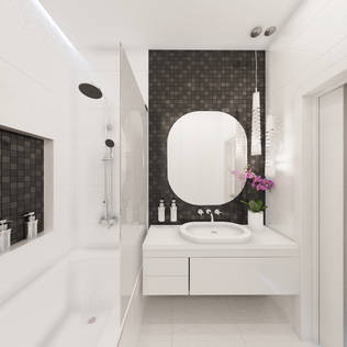 Small but stylish: 10 tips to make your small bathroom WORK! 