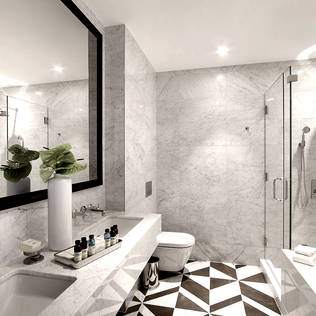 The 5 best options for bathroom wall coverings 