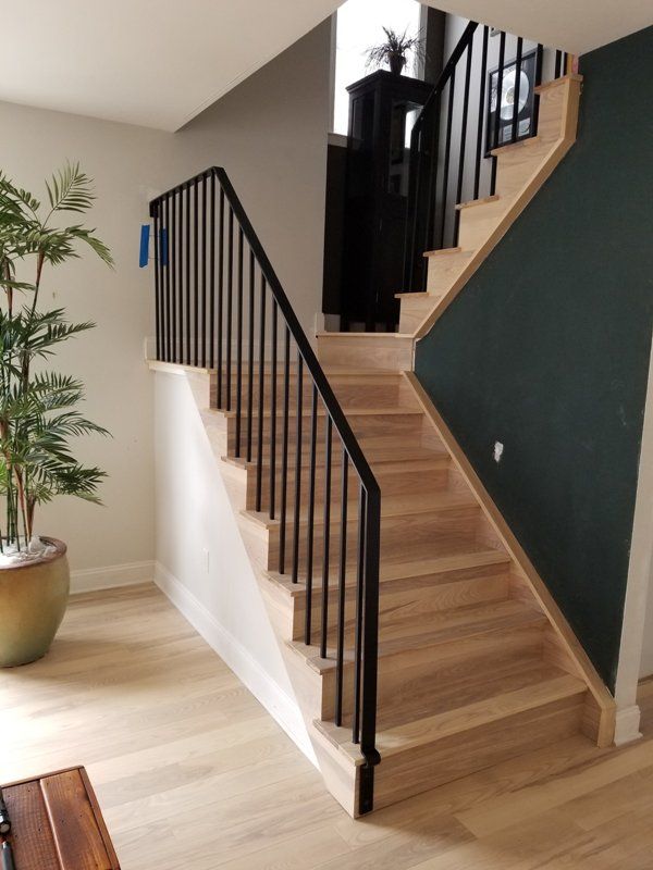 Pre-finished Ash Flooring, Shine Star Flooring Shine Star Flooring Stairs