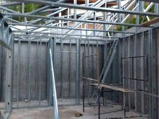 Reforma área de lazer - Light Steel Frame, Engenharia expressa Engenharia expressa Modern Houses Iron/Steel