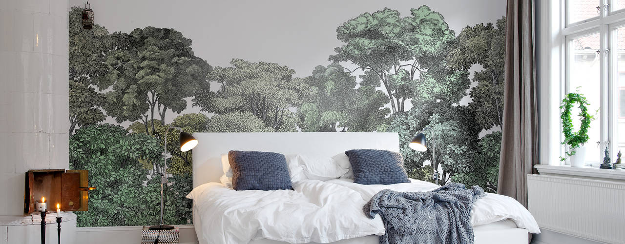 Rebel Walls Deutschland Scandinavian style bedroom