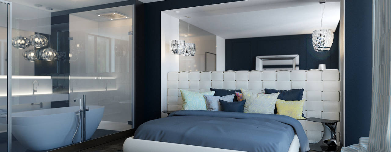 Hamoir, ZR-architects ZR-architects Modern Bedroom Immeuble,Meubles,Ébénisterie,Confort,Cadre de lit,Bois,Lit,loger,Gris,Étage