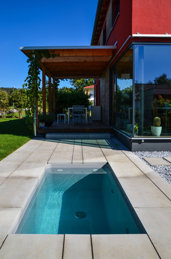 @wat - Minipool, Sauna-Tauchbecken für den Garten design@garten GmbH & Co. KG Modern Garden Swim baths & ponds