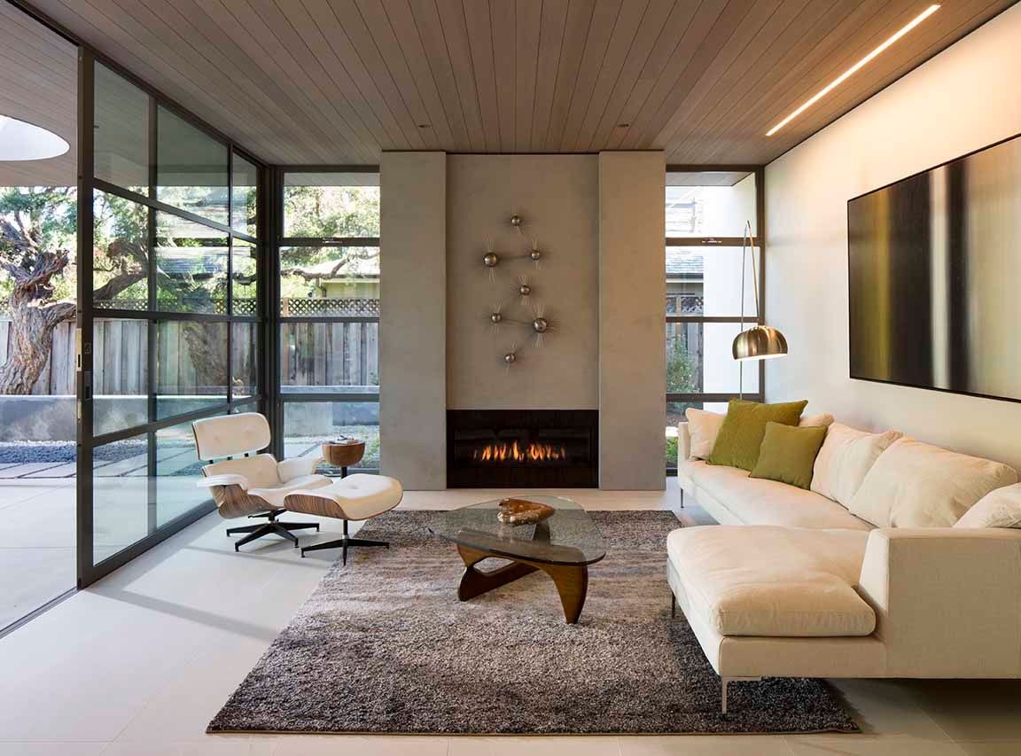 The Lantern House, Feldman Architecture Feldman Architecture Modern Living Room