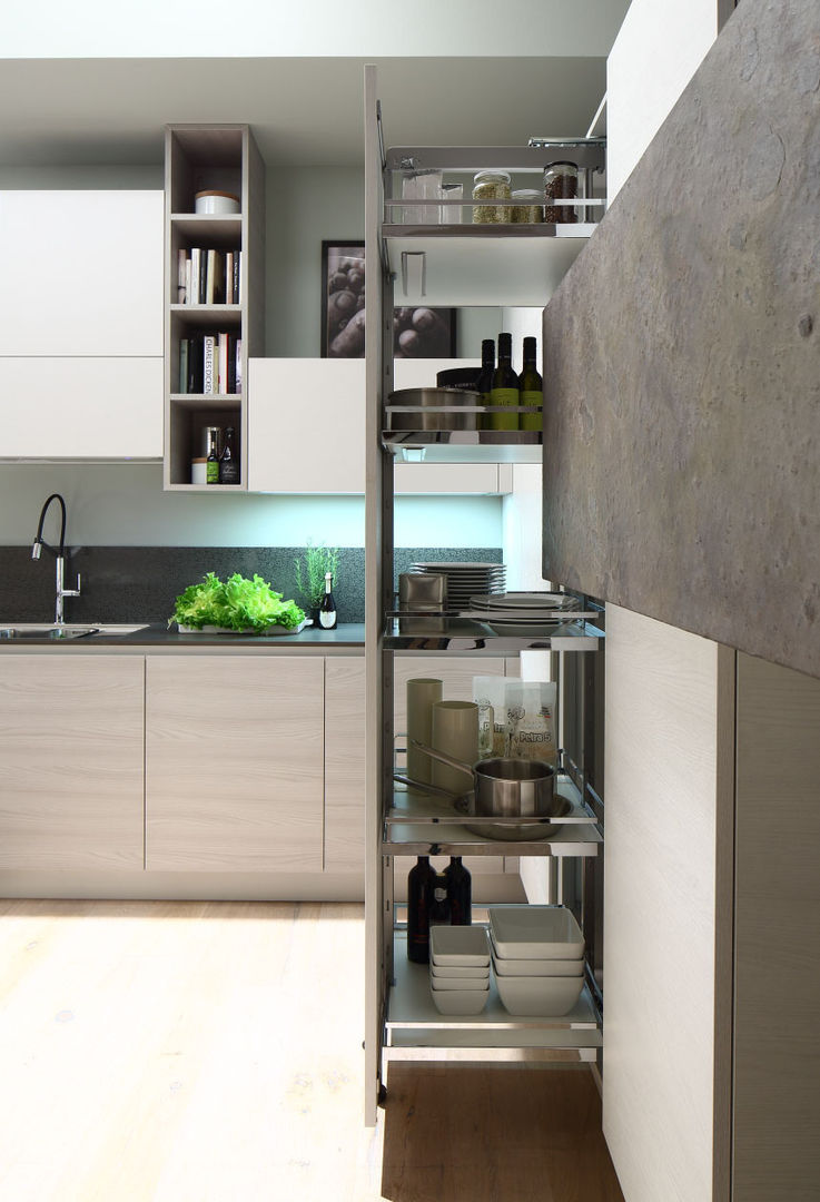 MANGO, GUSTO E MODERNITA’, ARREX LE CUCINE ARREX LE CUCINE Modern Kitchen Storage